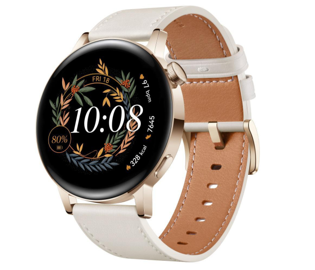 Huawei Watch GT 3 Active 42mm złoto-biały - 692429 - zdjęcie 2